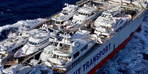 yacht transport cost.